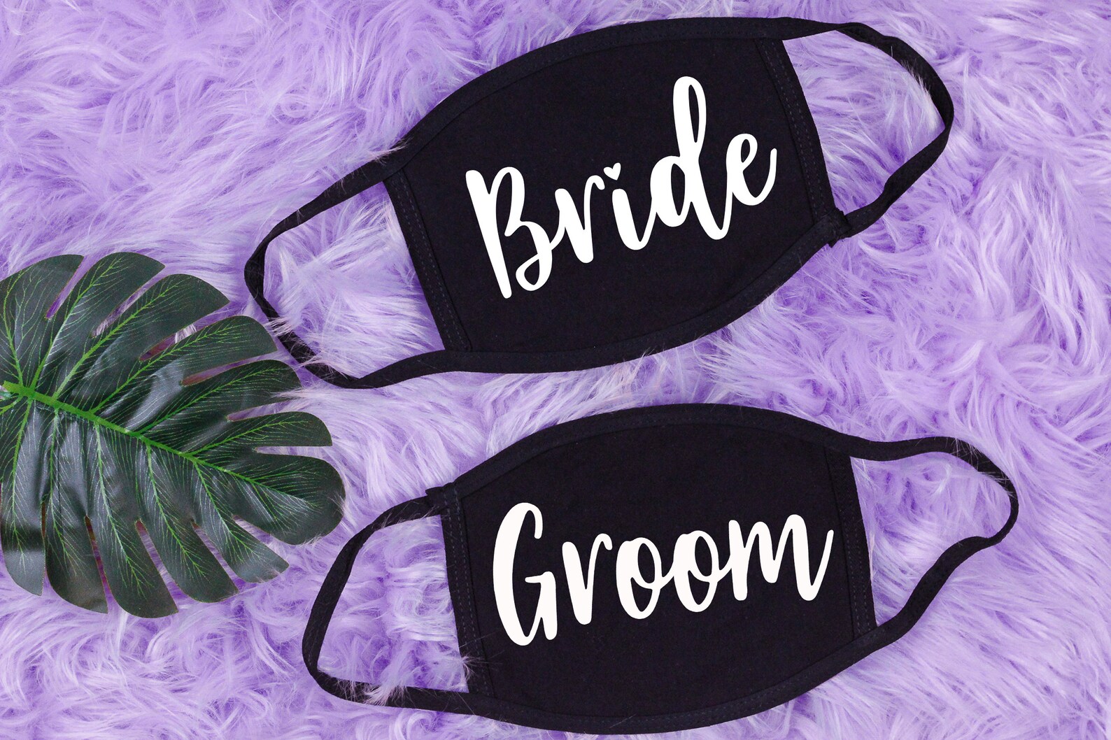 Bride and Groom Face Mask Wedding Face Mask Bridal Party Etsy