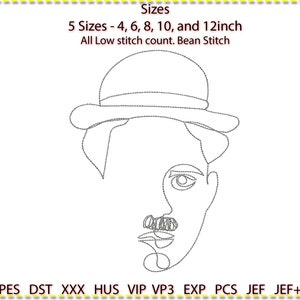 Chaplin line art - Etsy 日本