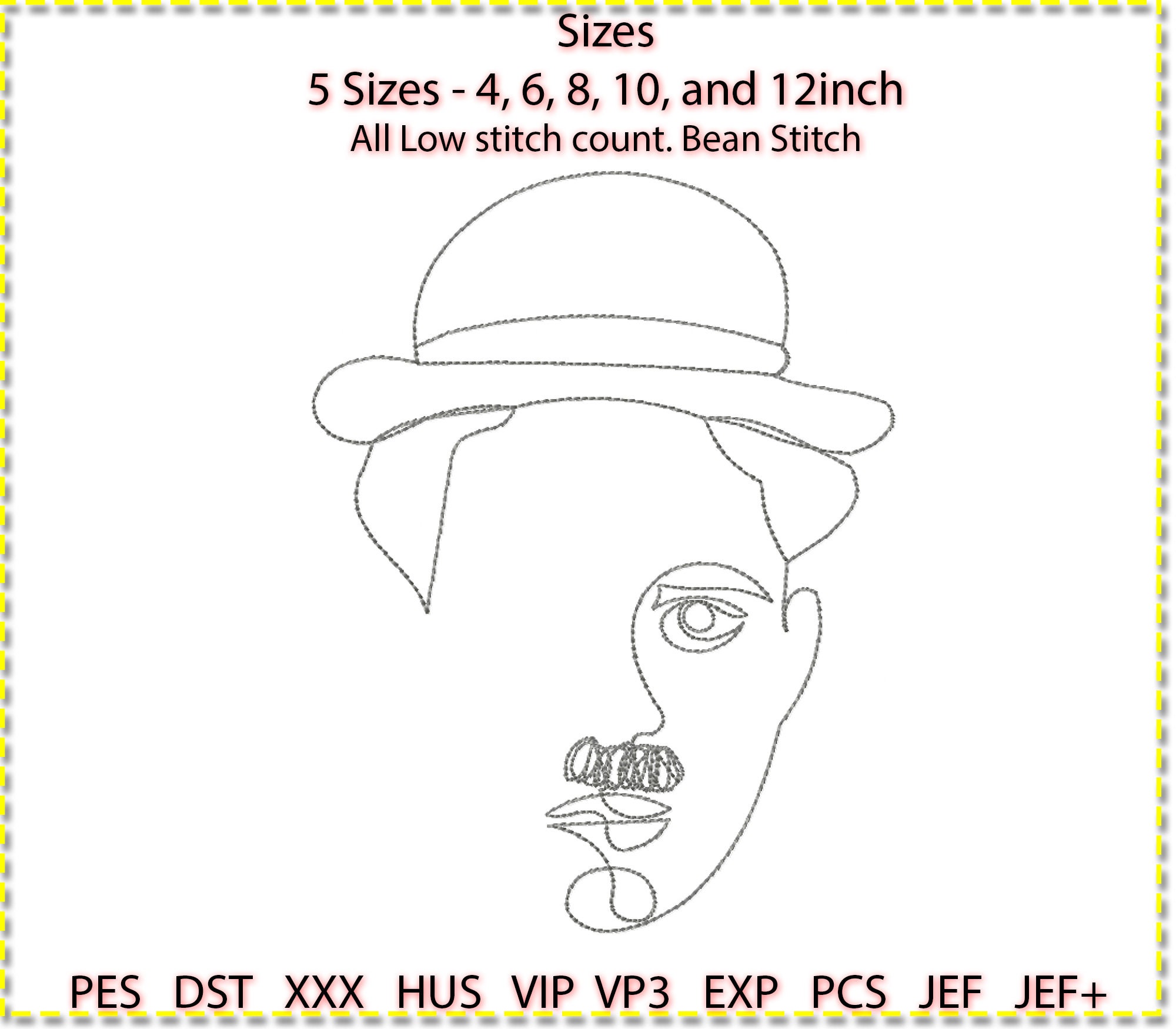 Chaplin line art - Etsy 日本