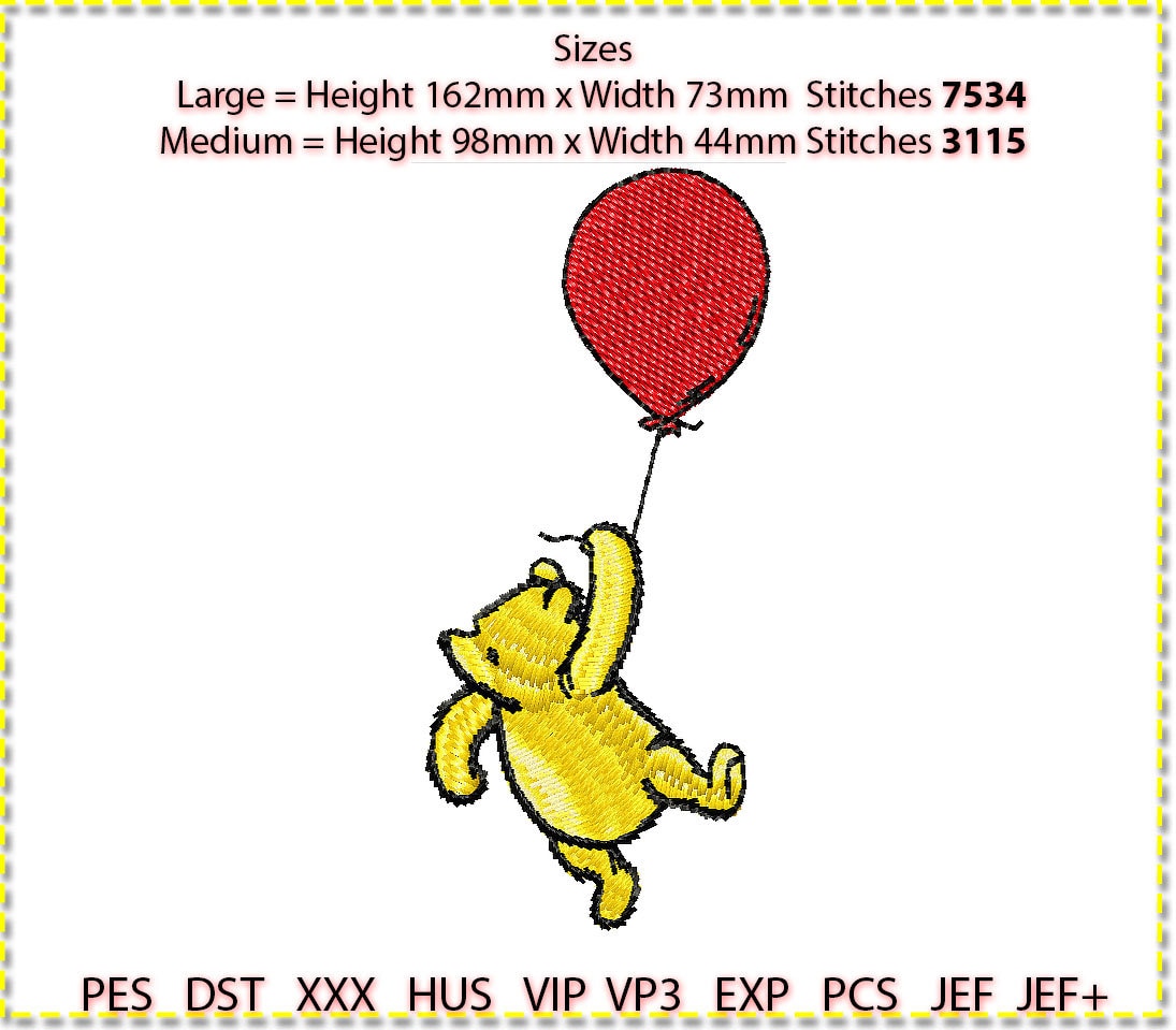 Springs Creative - Winnie The Pooh and Balloon Friends - Authentic
