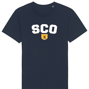 Scotland SCO T-Shirt, Adults Kids Baby Family Country, Football Sports