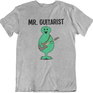 MR GUITARIST - Mens Musician Organic Cotton T-Shirt Sustainable Gift For Him