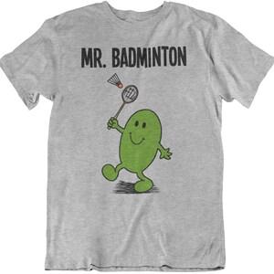 MR BADMINTON - T-shirt de sport pour homme, cadeau unique pour la fête des pères
