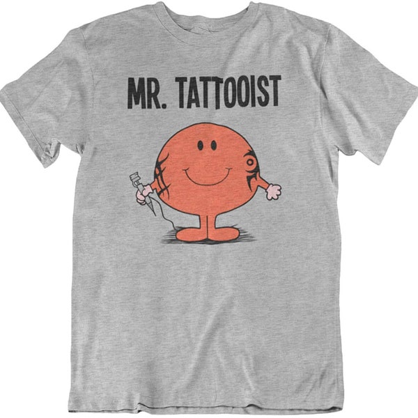 MR TATTOOIST - Mens Tattoo Organic Cotton T-Shirt Sustainable Gift For Him