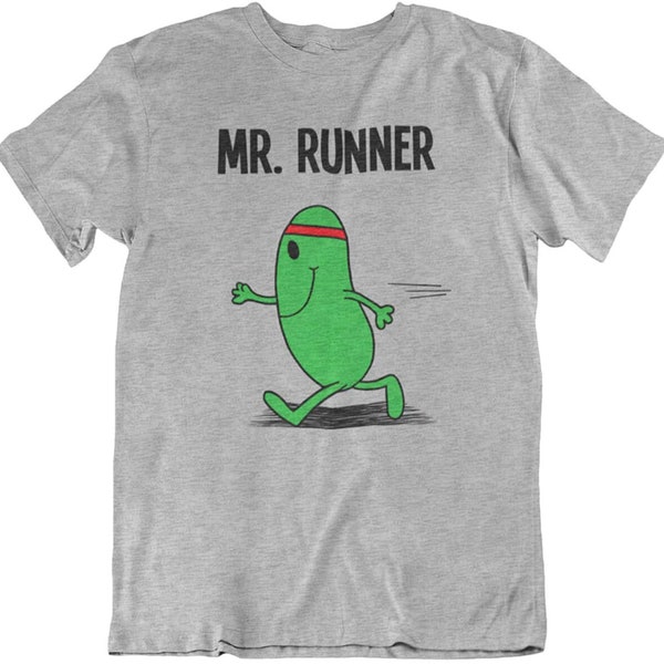 MR RUNNER - Camiseta de algodón orgánico para hombre para correr regalo sostenible para él