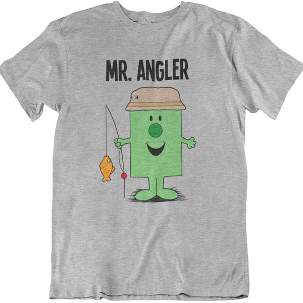 MR ANGLER - Herren Angeln Bio-Baumwolle T-Shirt Nachhaltiges Geschenk für Ihn