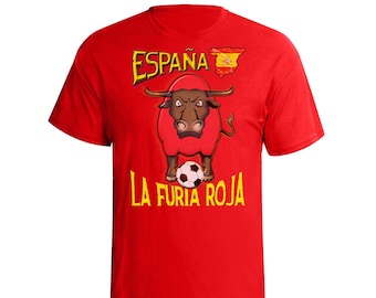 ESPANA Football Mascot T-Shirt, Mens Womens Kids World Cup 2026