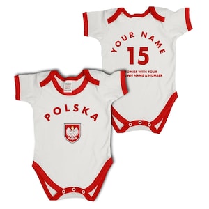 Half Polish is Better Than None Funny Baby Bodysuit Poland Flag