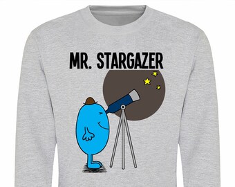 MR Stargazer Kids Sweatshirt, Premium Quality Astronomer Christmas Gift For Boys