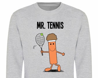 MR Tennis Kids Sweatshirt, Premium Quality Christmas Gift For Boys