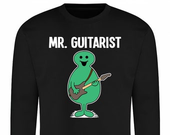 MR Guitarist Kids Sweatshirt, Premium Quality Christmas Guitar Gift For Boys