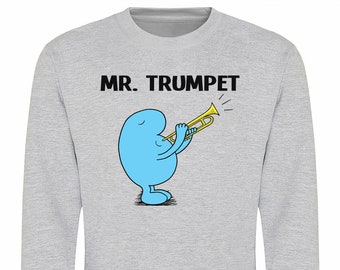 MR Trumpet Kids Sweatshirt, Premium Quality Christmas Gift For Boys