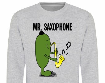 MR Saxophone Kids Sweatshirt, Premium Quality Christmas Gift For Boys