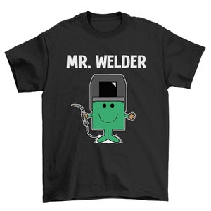 Mr Welder-T-shirt heren, cadeau voor Vaderdag
