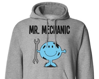 MR Mechanic Mens Hoodie, Premium Quality Occupation Gift For Him