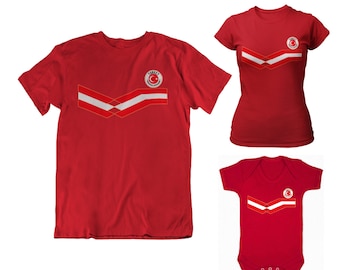 Turkey Football T-Shirt, Adults Kids Baby, New Style Retro Strip World Shipping, Patriotic Gift