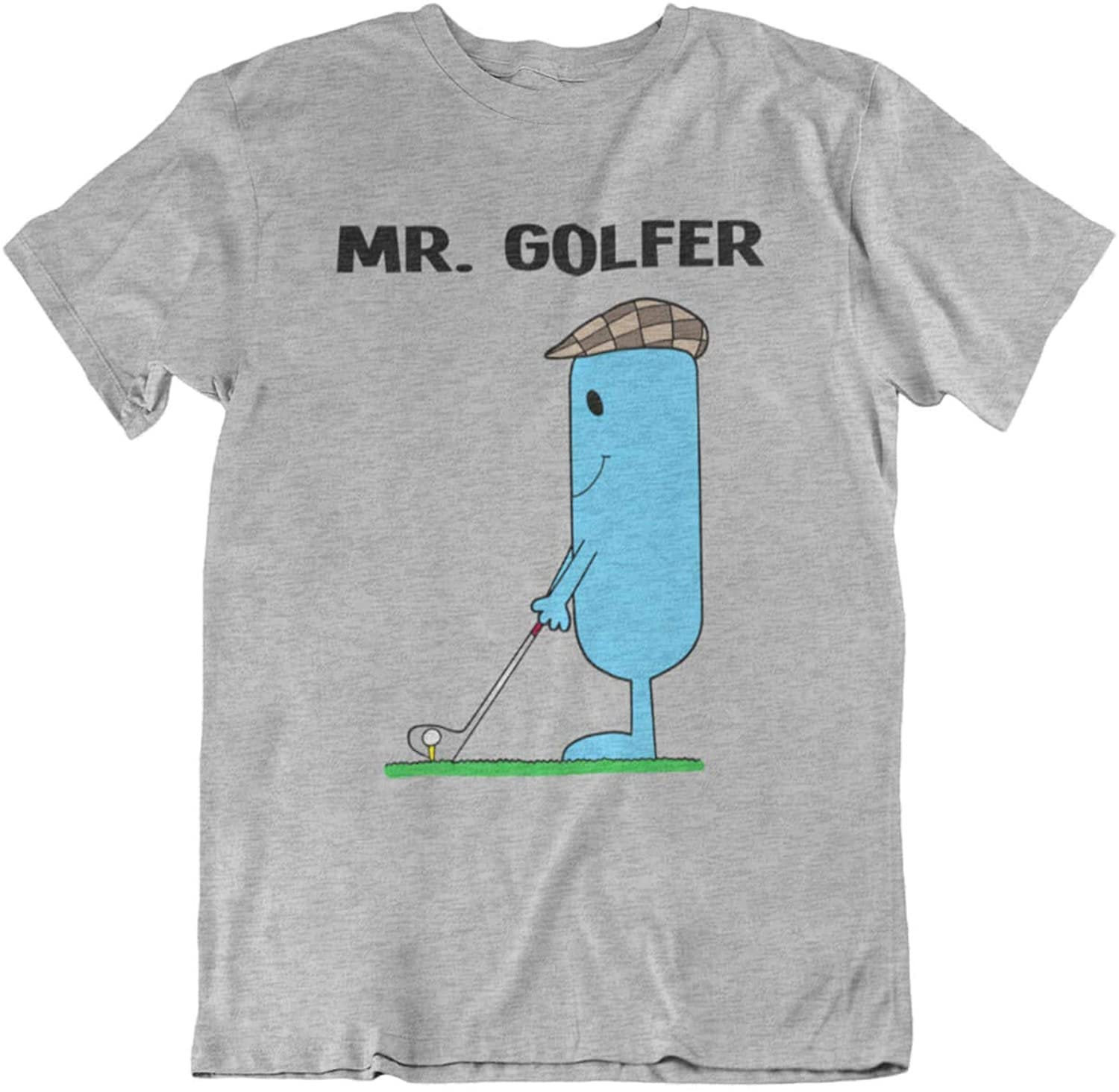 Image of Mr Golfer - Mens Golf Organic Cotton T-Shirt Christmas Gift For Him
