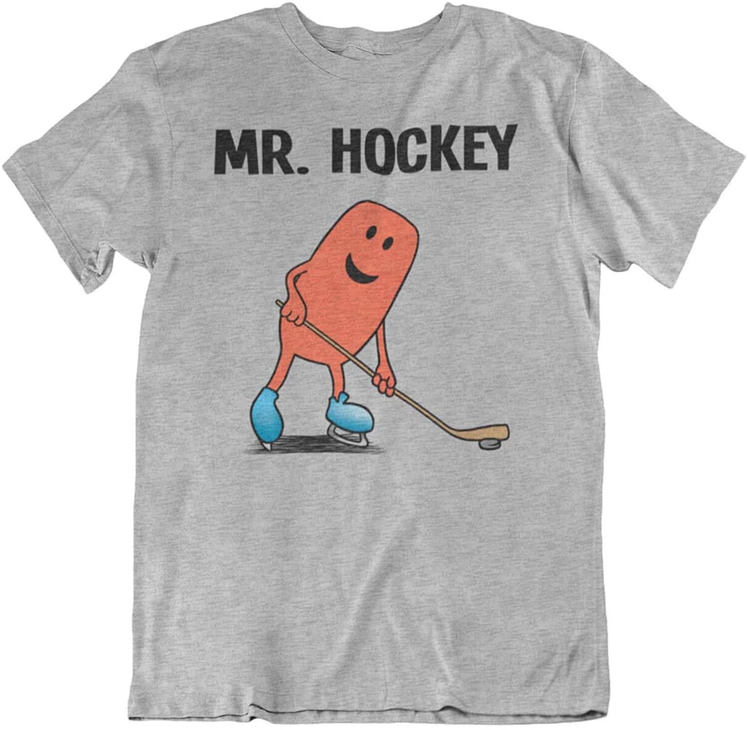 Image of Mr Hockey - Mens Organic Cotton T-Shirt Sports Christmas Gift For Him