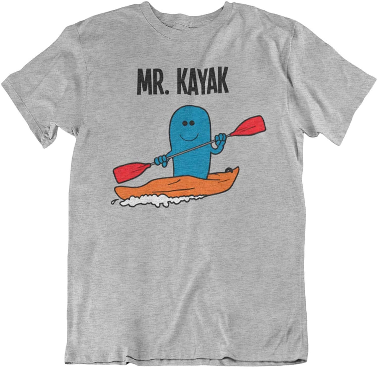 Mr Kayak - Mens Kayaking Organic Cotton T-Shirt Sustainable Gift For Him