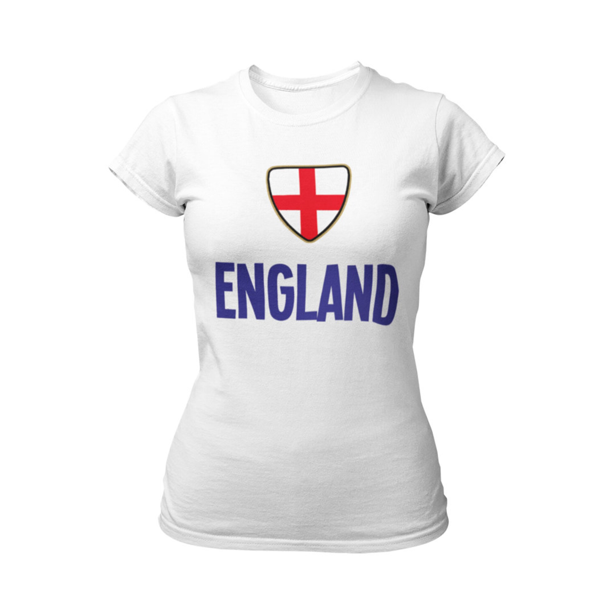 Discover England Football T-Shirt, Adults Kids Baby, Country Name Badge Emblem Womens 2022