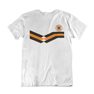 Mens Netherlands Football T-Shirt, New Style Retro Strip Patriotic Gift