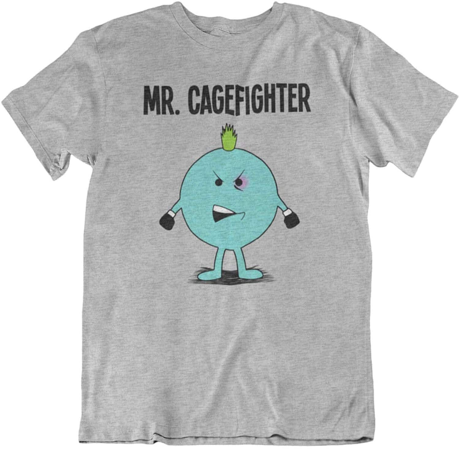 Image of Mr Cagefighter - Mens Fighting Organic Cotton T-Shirt Christmas Gift For Him