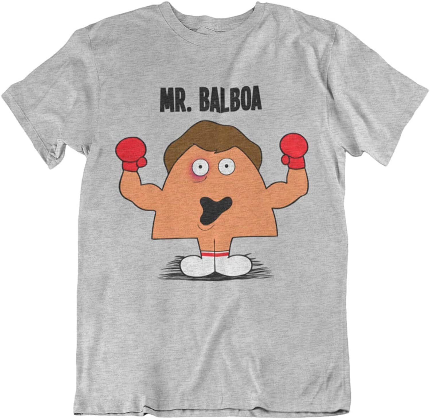 Image of Mr Balboa - Mens Classic Cult Movie Organic Cotton T-Shirt