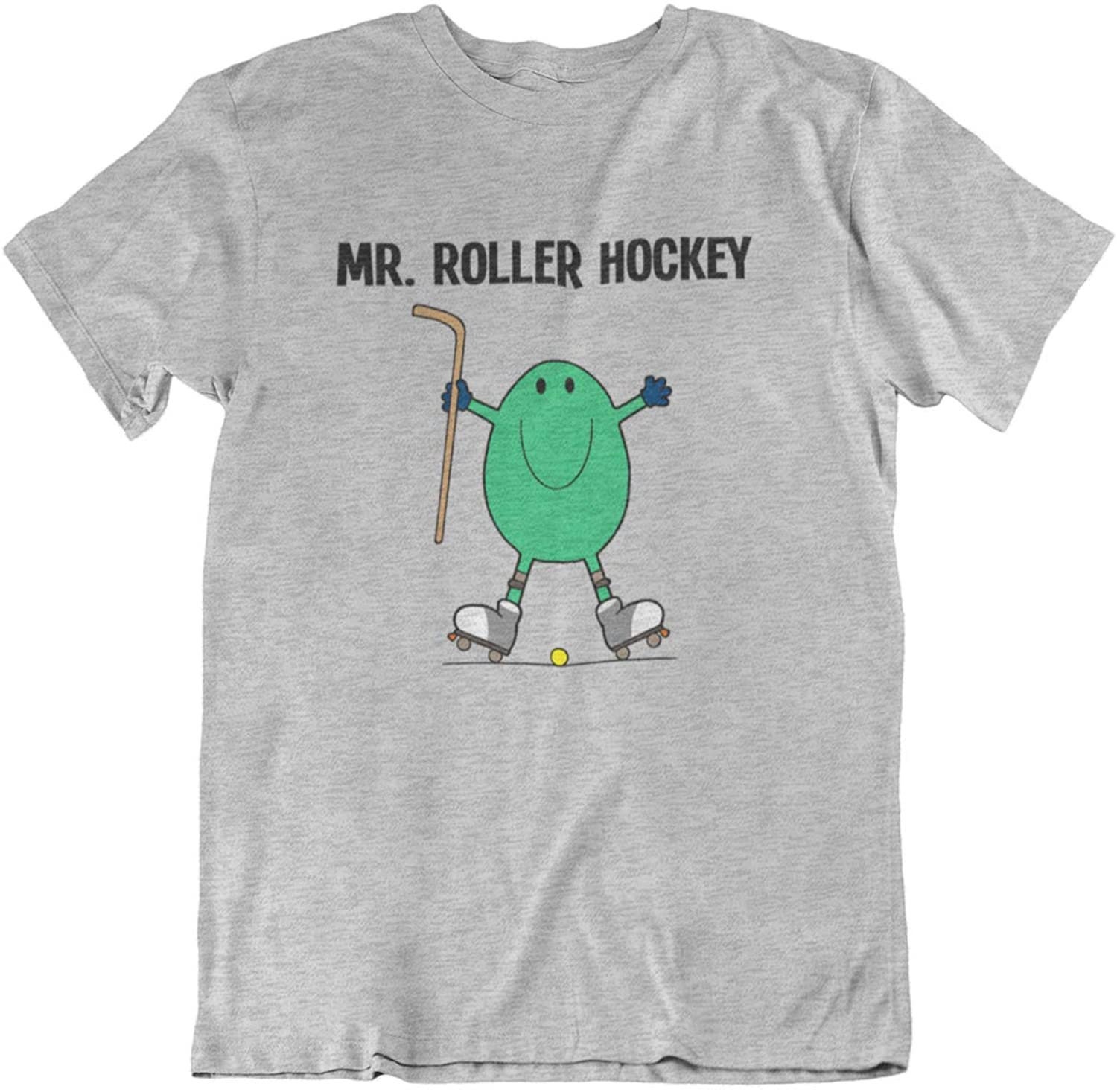 Image of Mr Roller Hockey - Mens Sports Gift Organic Cotton T-Shirt