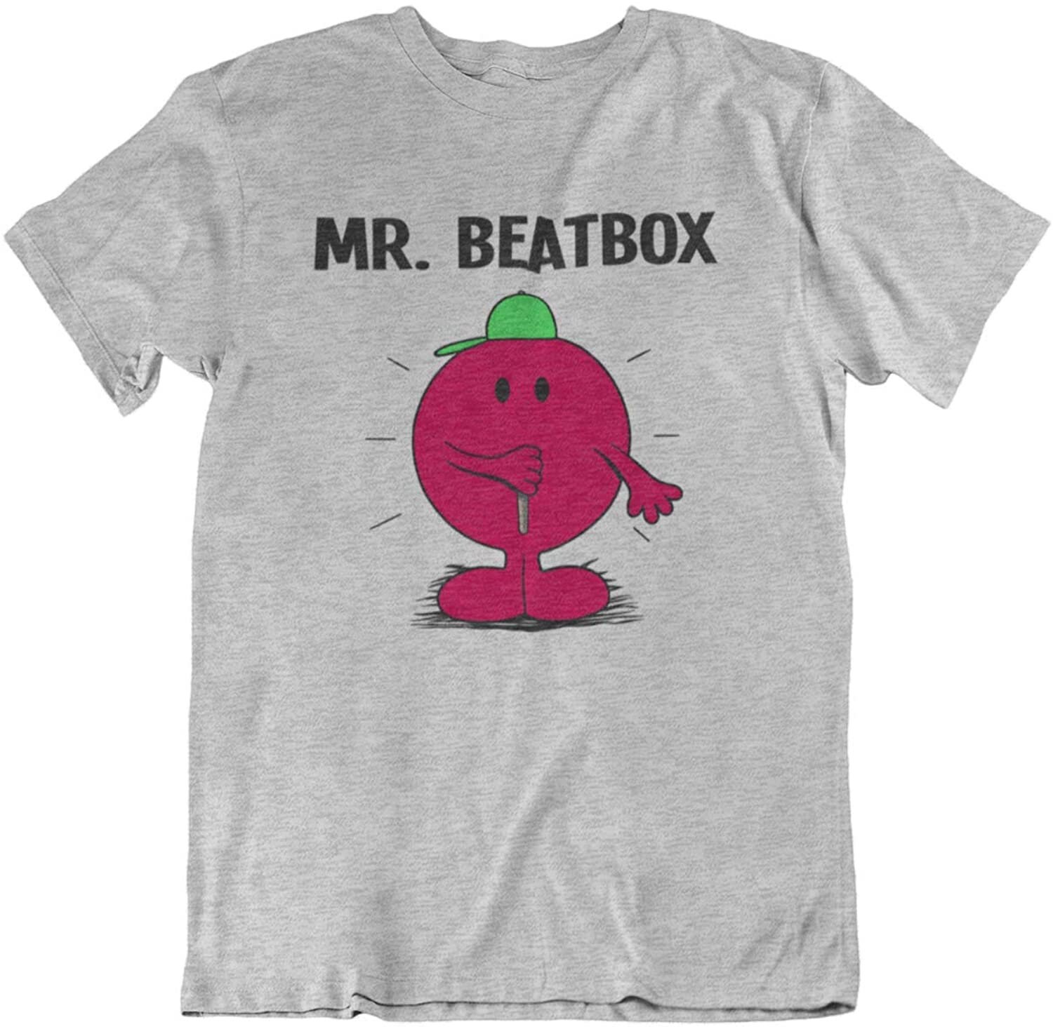 Image of Mr Beatbox - Mens Musical Instrument Gift Organic Cotton T-Shirt