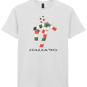 Italia 90 Football World Cup T-Shirt, Personalised Option Retro 90s
