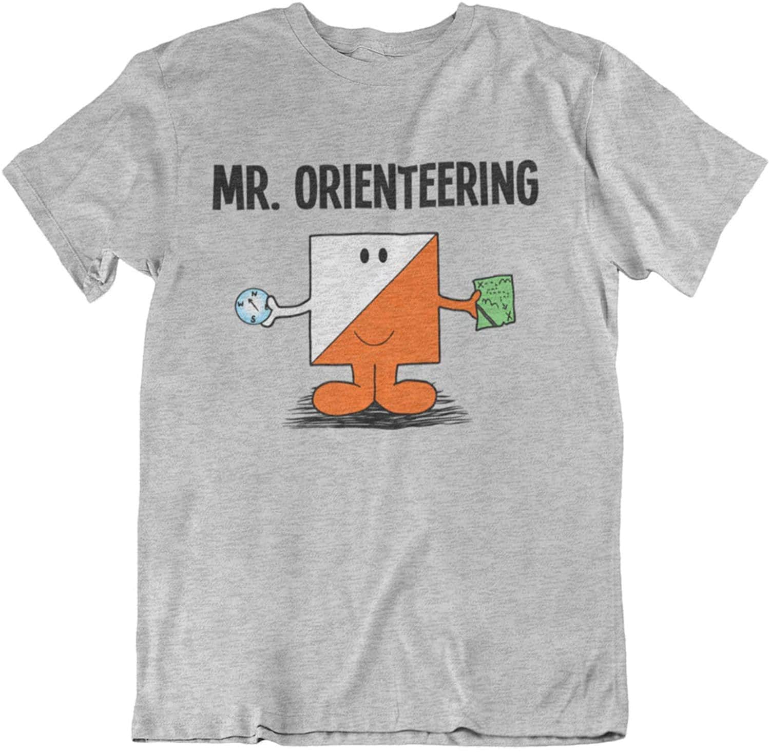 Image of Mr Orienteering - Mens Navigational Sports Gift Organic Cotton T-Shirt
