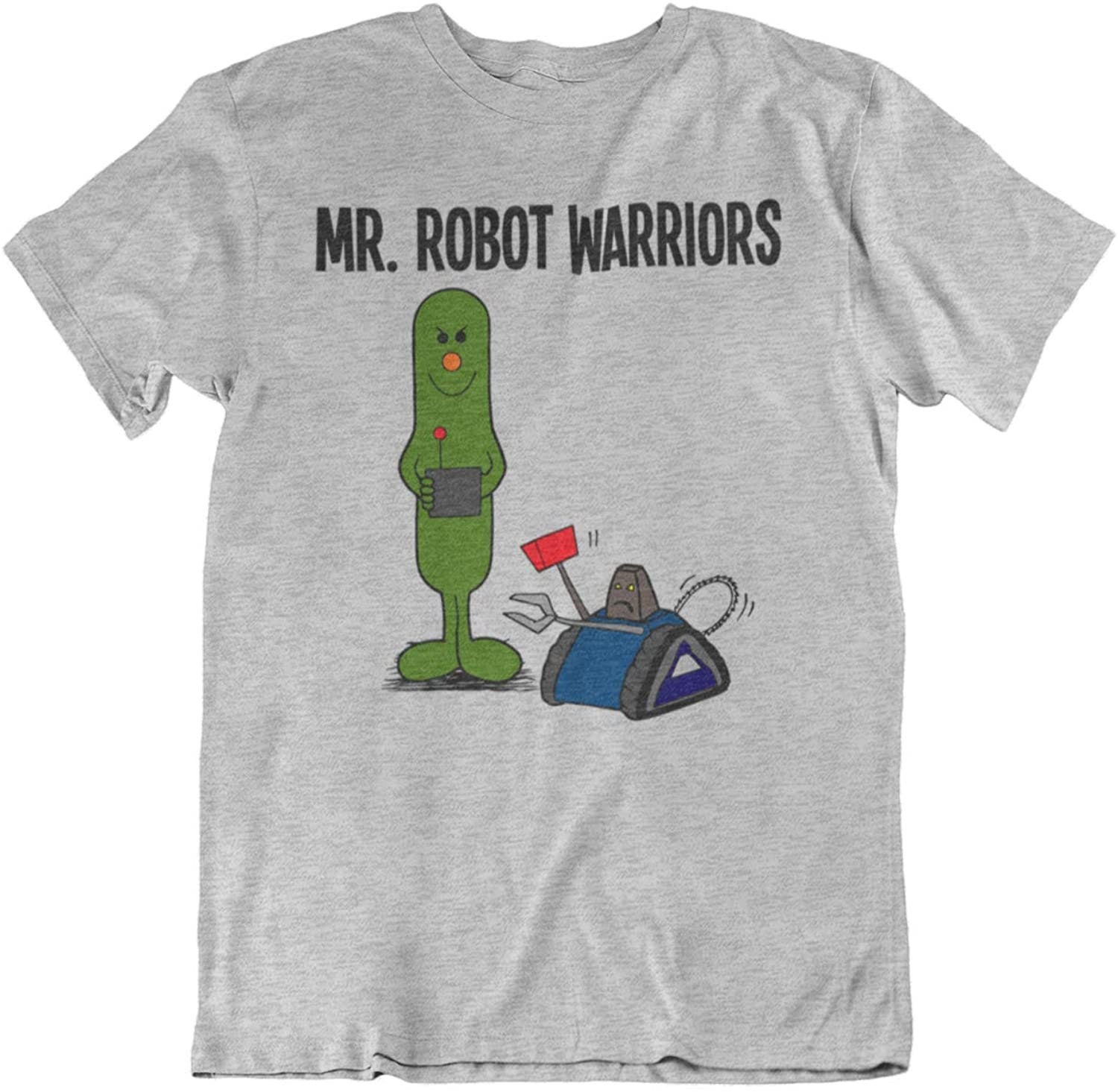 Image of Mr Robot Warriors - Mens Gift Organic Cotton T-Shirt