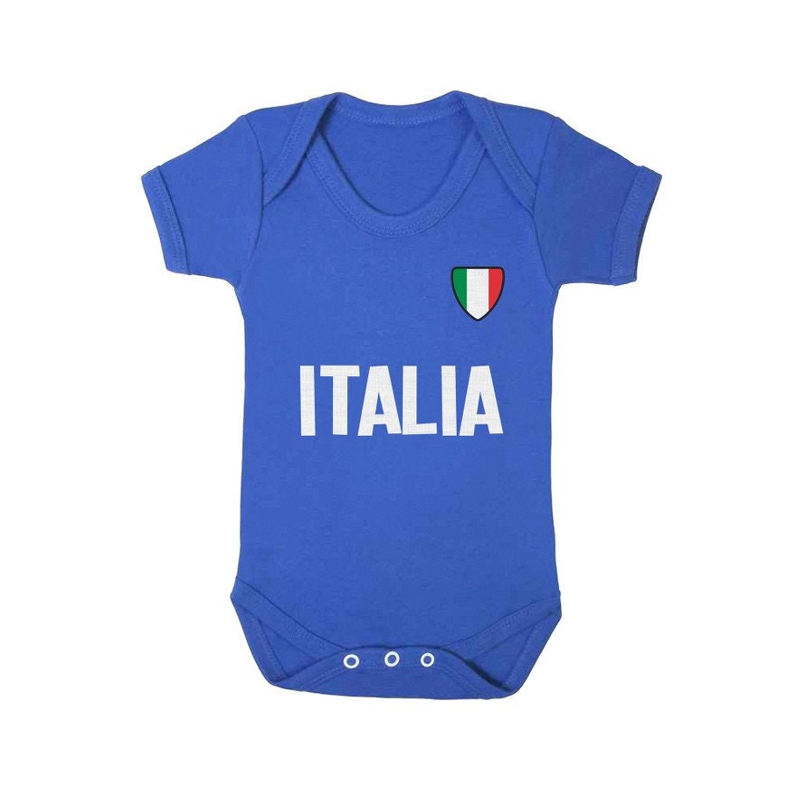 Italy Football T-Shirt Adults Kids Baby Country Badge 2021 | Etsy