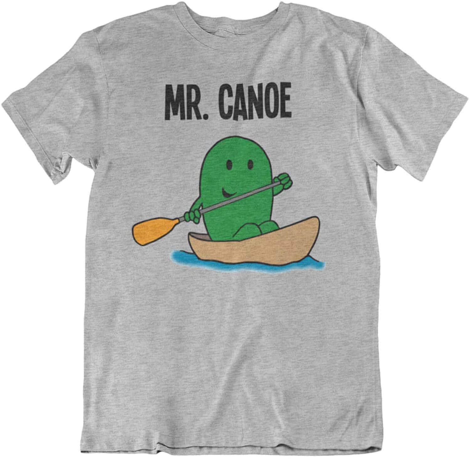 Image of Mr Canoe - Mens Water Sports Gift Organic Cotton T-Shirt