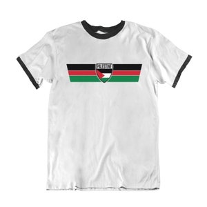 PALESTINE Mens T-Shirt RETRO Strip Palestinian, Patriotic Gift