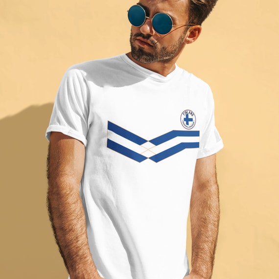 T-shirt Femme Finlande Drapeau Délavé - Coton Ringspun Qualité Premium