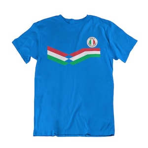 Italien-Fußball-T-Shirt für Herren, New Style Retro Strip Italia-Geschenk