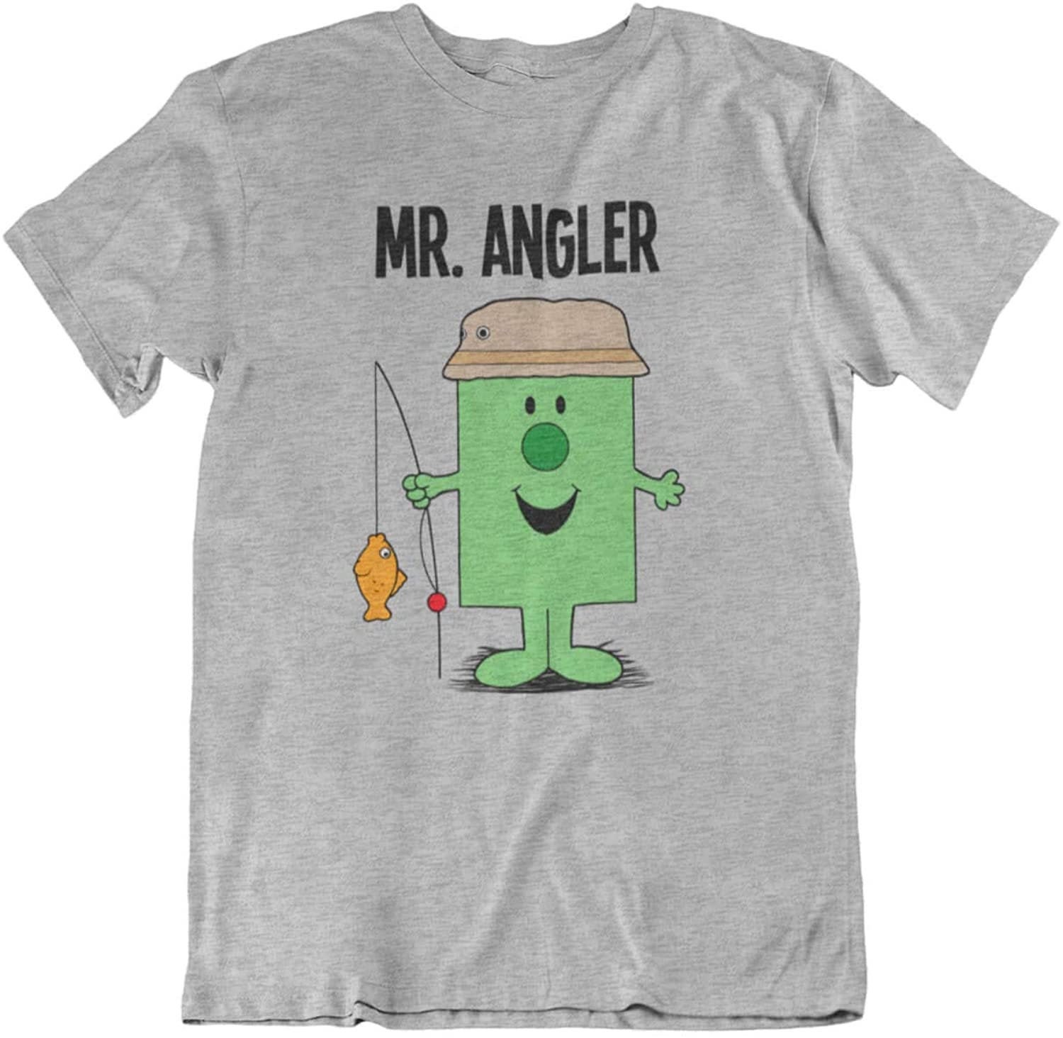 Mr Angler - Mens Fishing Organic Cotton T-Shirt Sustainable Gift For Him