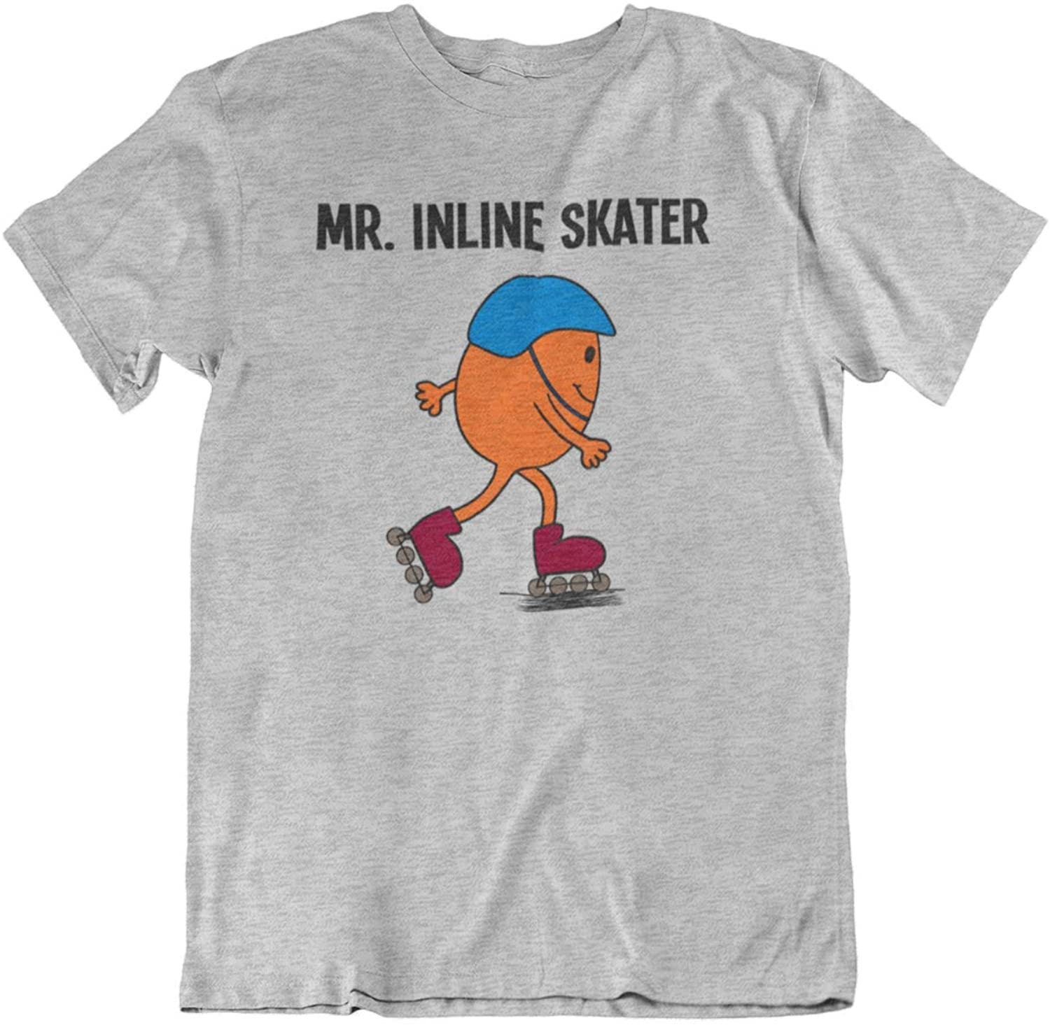Image of Mr Inline Skater - Mens Sporting Gift Organic Cotton T-Shirt