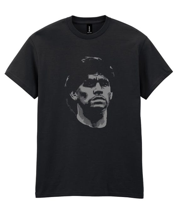 Diego Maradona T-shirt, Football Legend, Personalised Option World