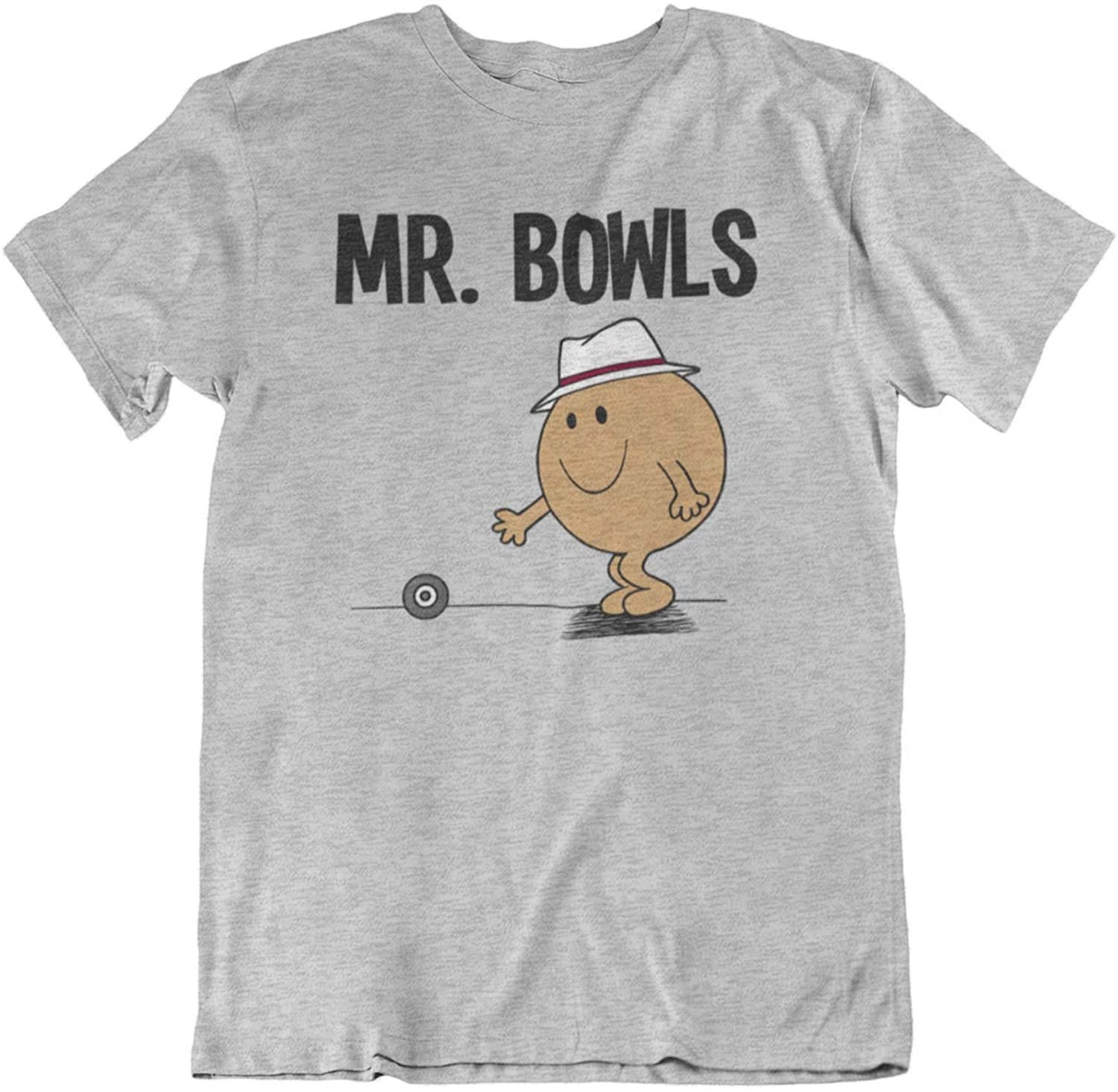 Image of Mr Bowls - Mens Sporting Gift Organic Cotton T-Shirt
