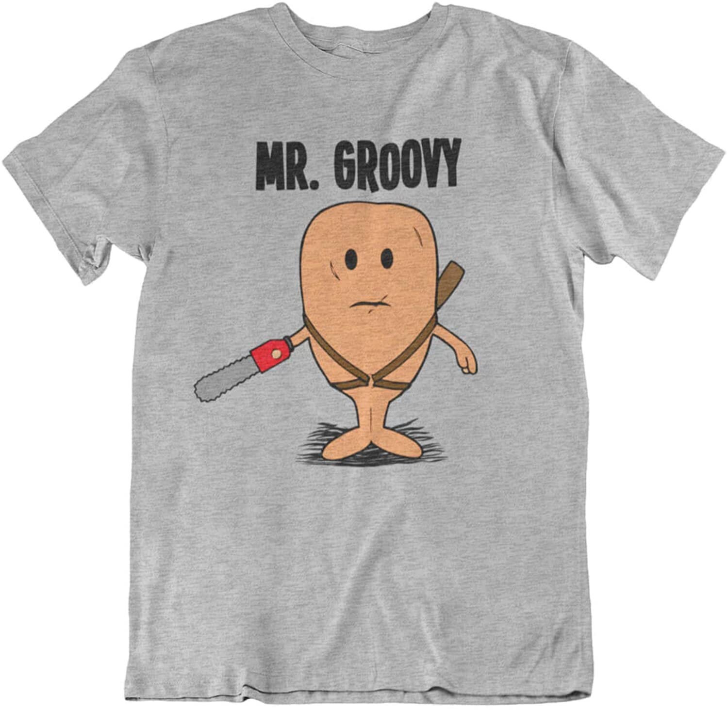 Image of Mr Groovy - Mens Cult Movie Gift Organic Cotton T-Shirt