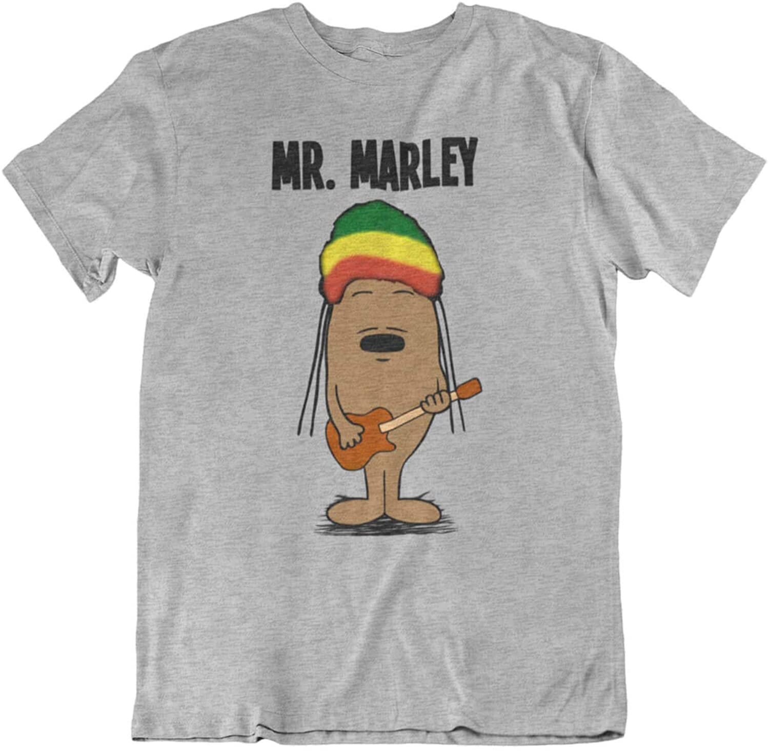 Image of Mr Marley - Mens Reggae Music Icon Gift Organic Cotton T-Shirt