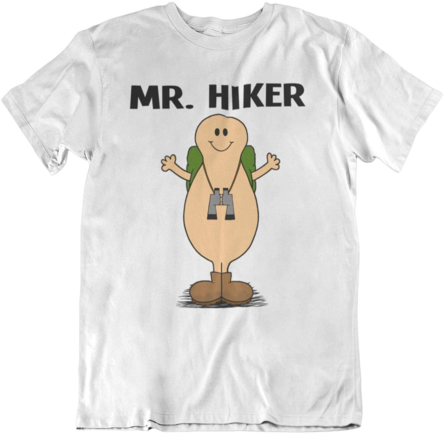 Image of Mr Hiker - Mens Walking Gift Organic Cotton T-Shirt