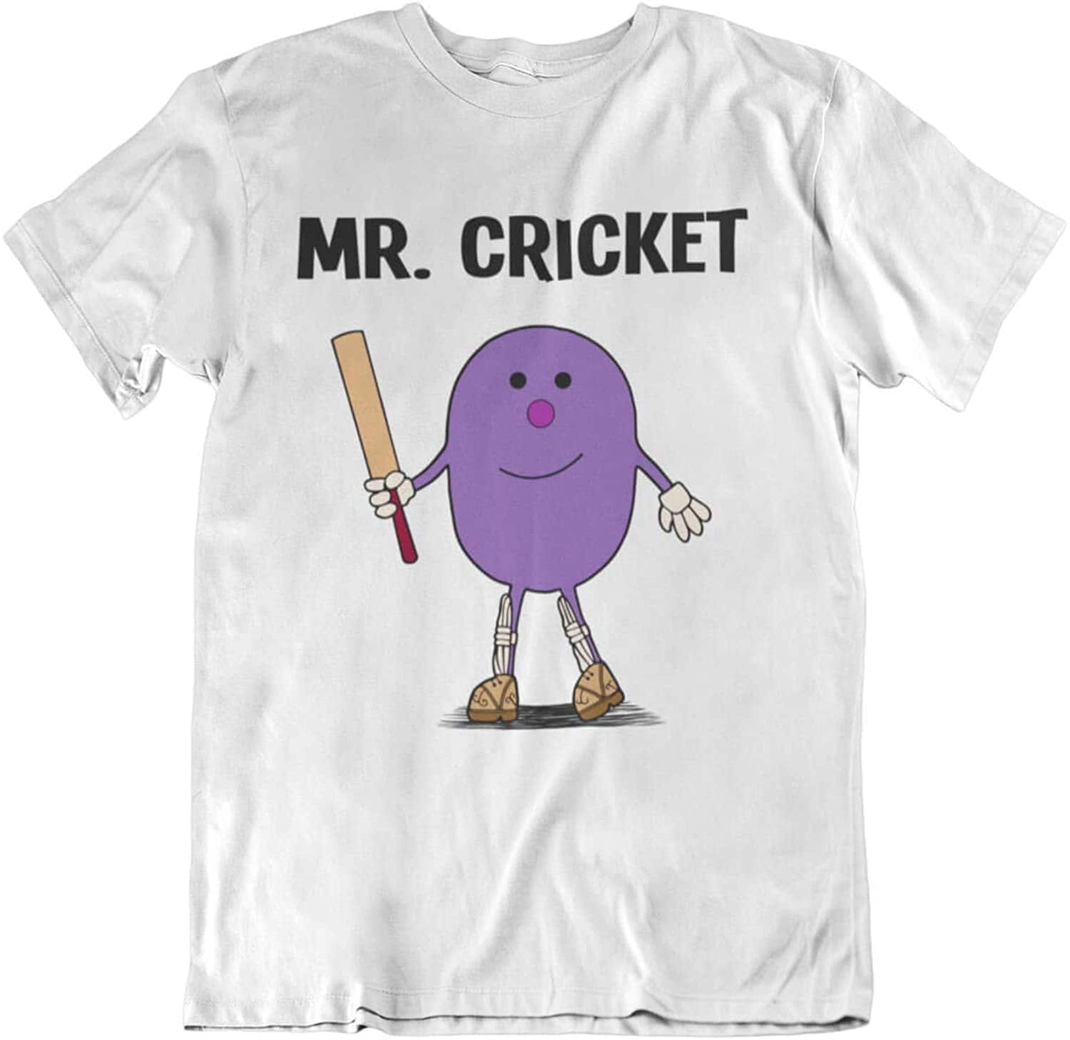 Image of Mr Cricket - Mens Organic Cotton T-Shirt Christmas Gift For Him