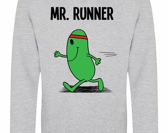 MR Runner Kids Sweatshirt, Premium Quality Running Christmas Gift For Boys