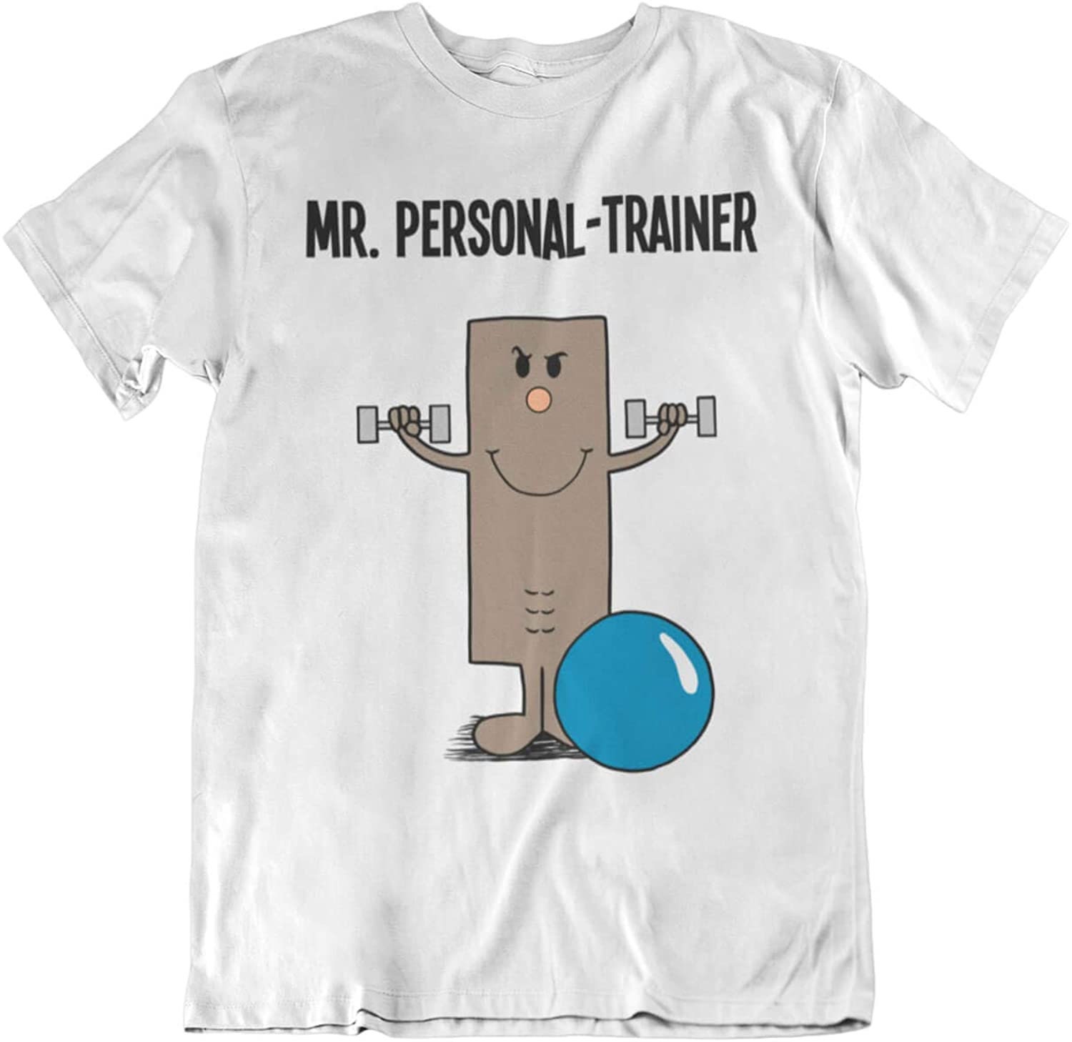 Image of Mr Personal Trainer - Mens Occupation Organic Cotton T-Shirt Christmas Gift For Him