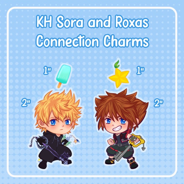KH Sora and Roxas Connection Acrylic Charm