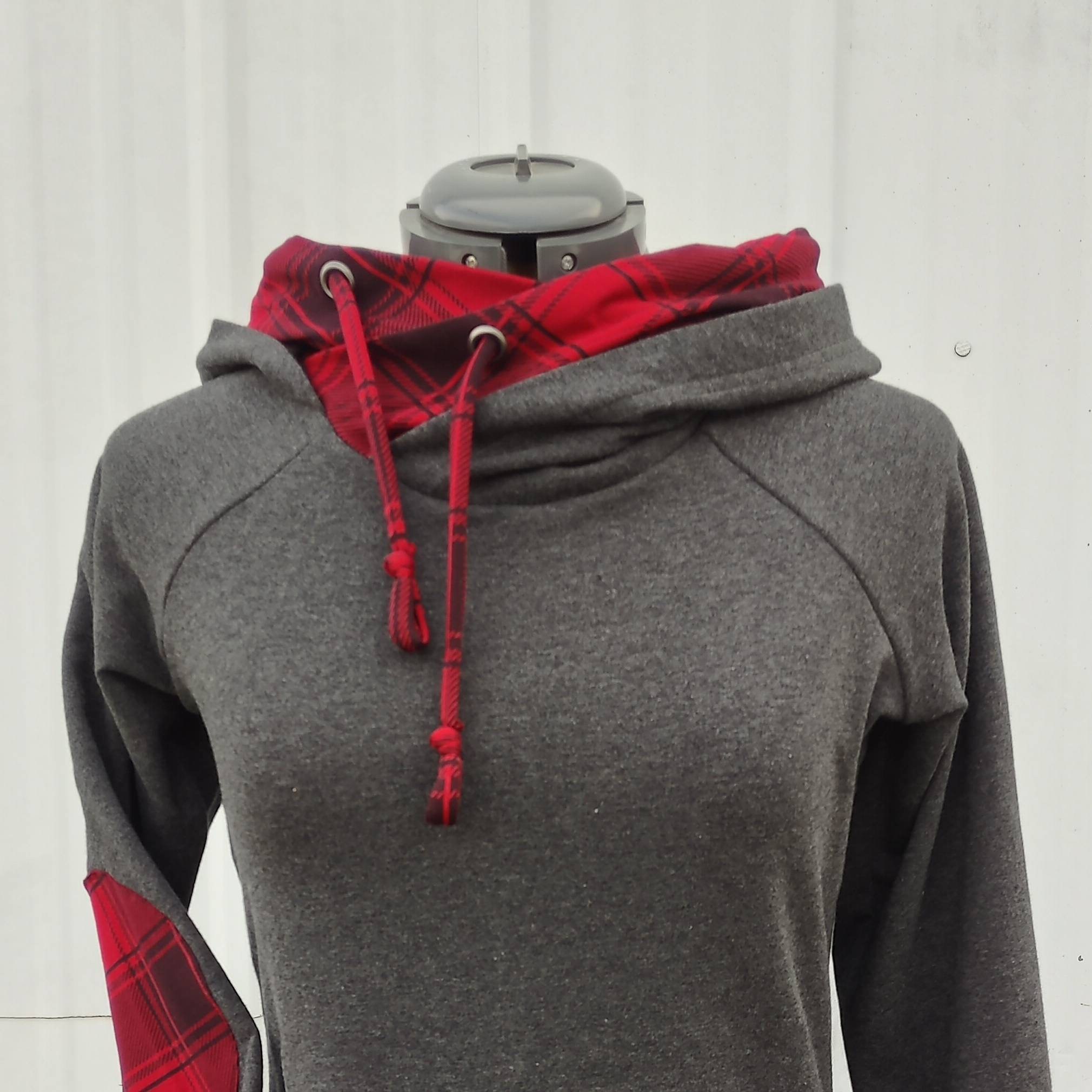 Solid Color Hoodie Double Hood - Etsy