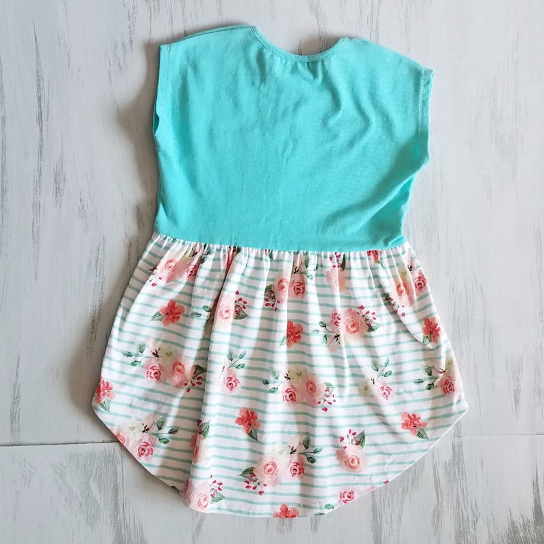 Girls Peplum Top Colorblock Stripe Tunic Girls Floral Shirt